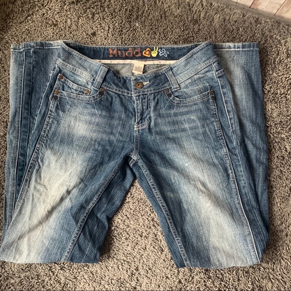 💜 Mudd Knee Pleated Jeans - Picture 4 of 6